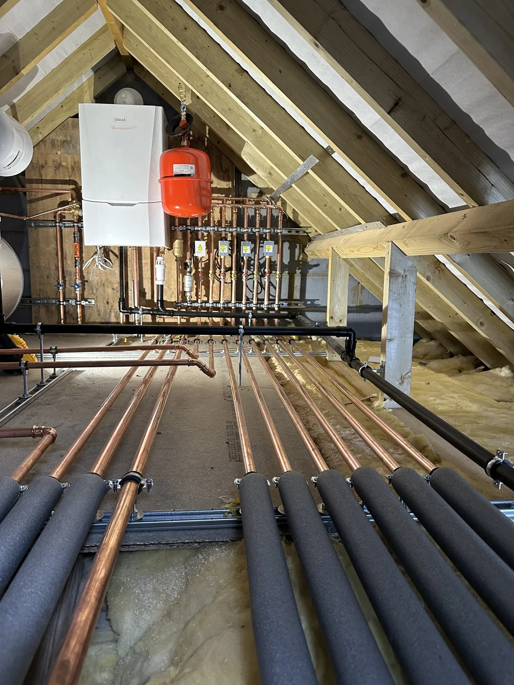 Underwood Transformations plumbing project