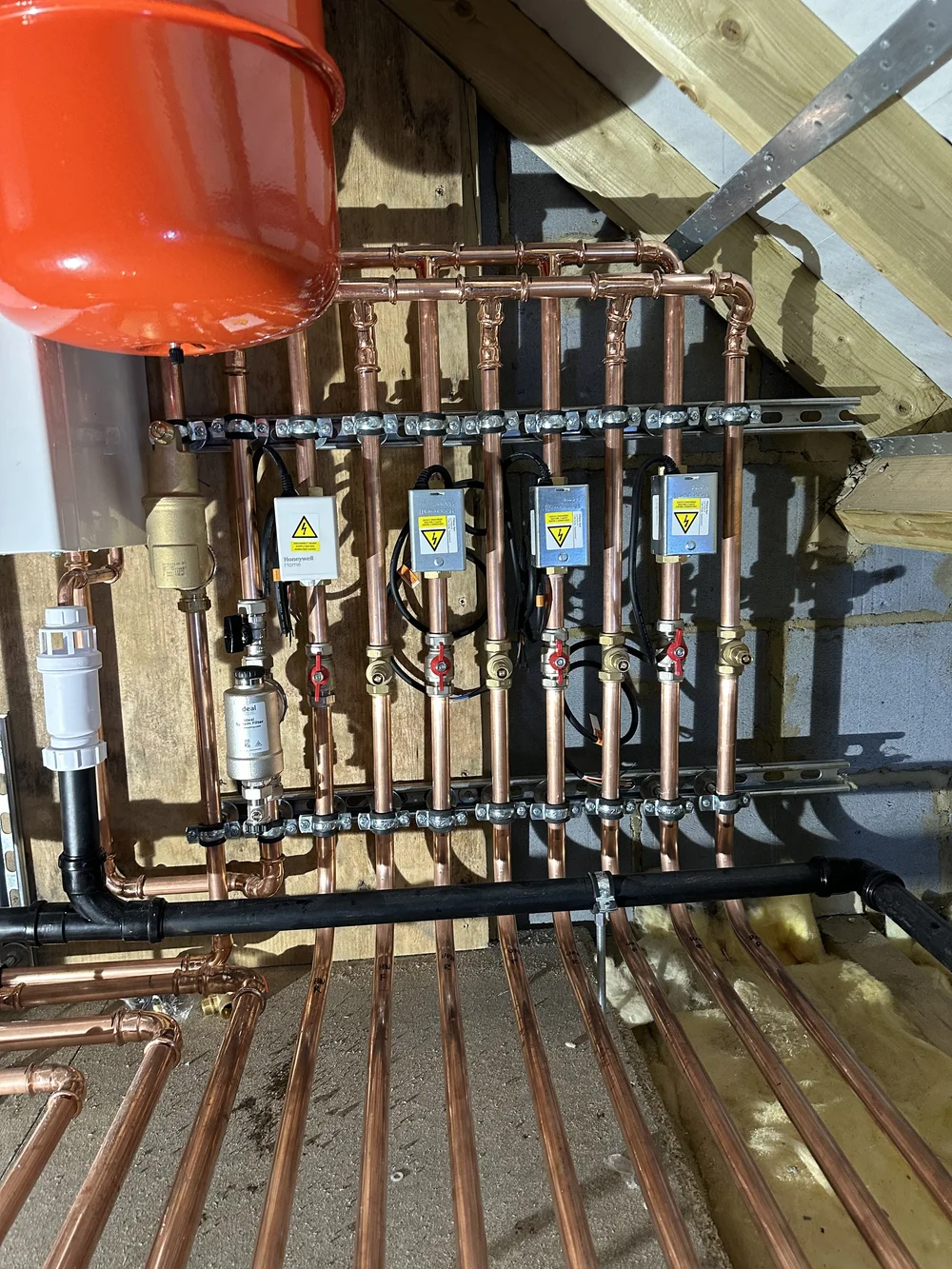 Underwood Transformations plumbing project