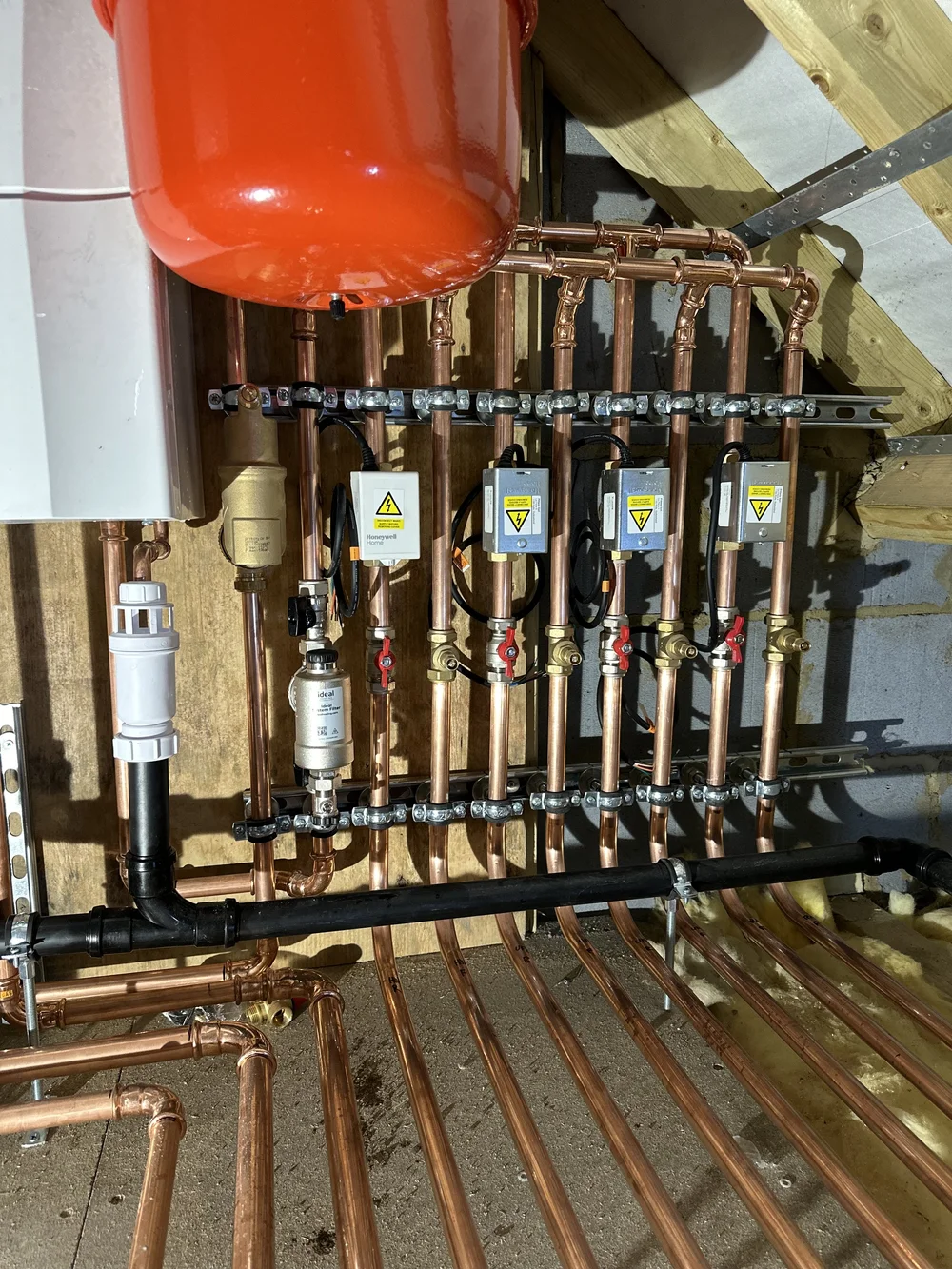 Underwood Transformations plumbing project